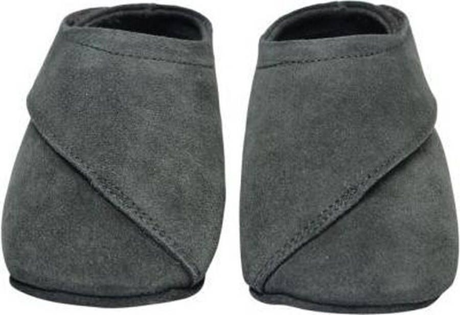 Lodger Babyslofjes Walker Loafer Zwart Leer