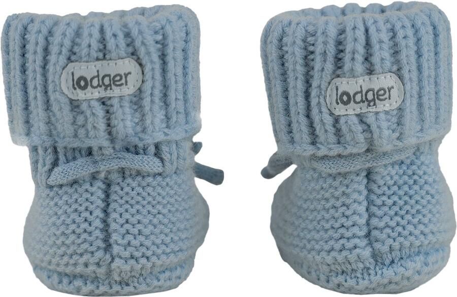 Lodger Merino wol slofjes Blauw Blijven altijd vastzitten - Foto 2