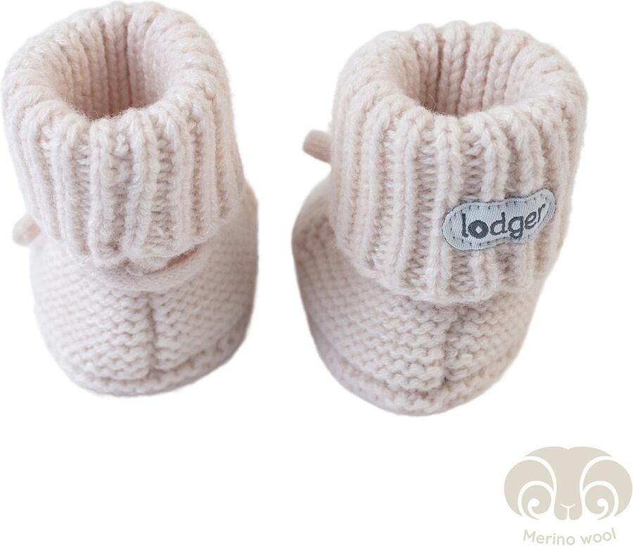 Lodger Wollen Babyslofjes Slipper Merinowol 100% merinowol 0-6M Fashionable Cr�me - Foto 2