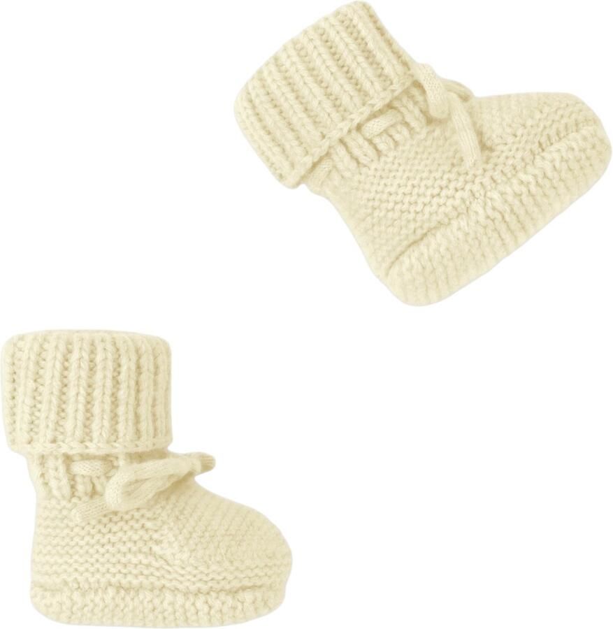 Lodger Baby Slofjes 100% Merino Wol Geel