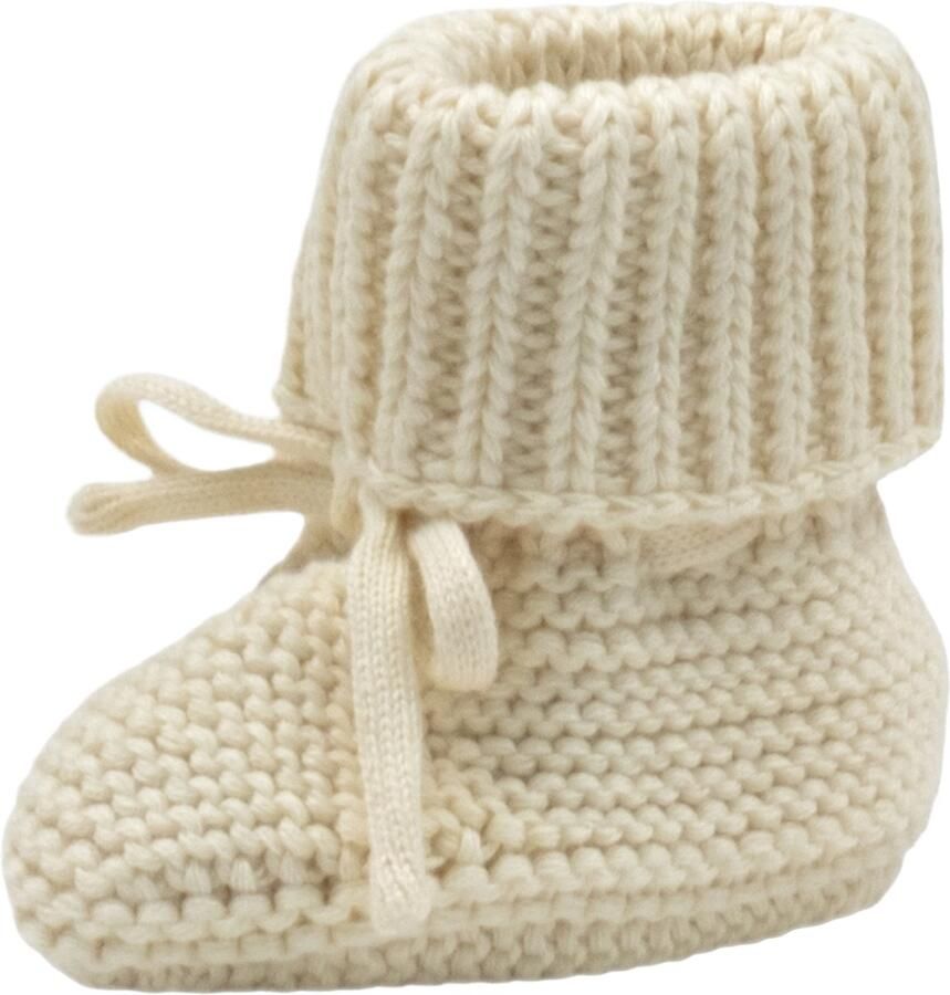 Lodger Baby Slofjes Gebreid Geel Katoen Newborn Slofjes & Babysokjes