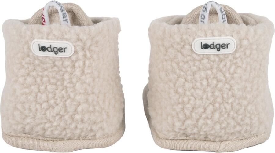 Lodger Teddy Baby Slofjes Antislip Crème Fleece - Foto 2
