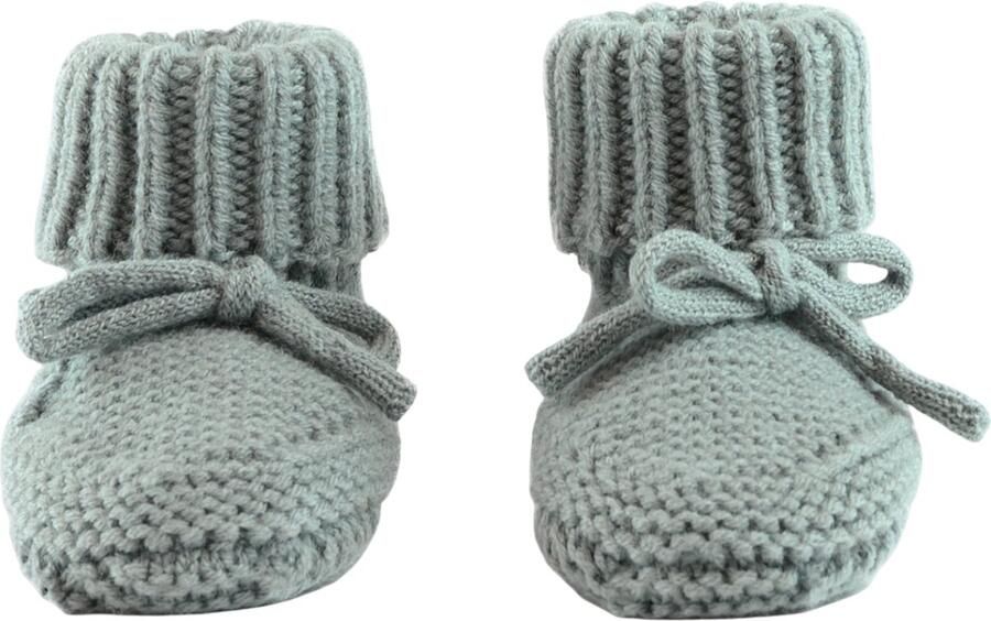 Lodger Wollen babyslofjes Groen Comfortabel & warm voor kleine voetjes 0 - Foto 2