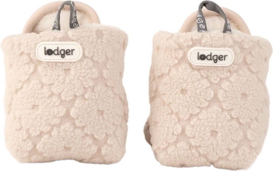 Lodger Newborn Winterslofjes Slipper Folklore 100% Fleece -3M Klittenbandsluiting Slofjes die blijven zitten Cr?me
