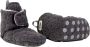 Lodger Babyslofjes 12-18 maanden Zwart Slipper Folklore 100% Fleece Klittenbandsluiting Slofjes die blijven zitten - Thumbnail 3