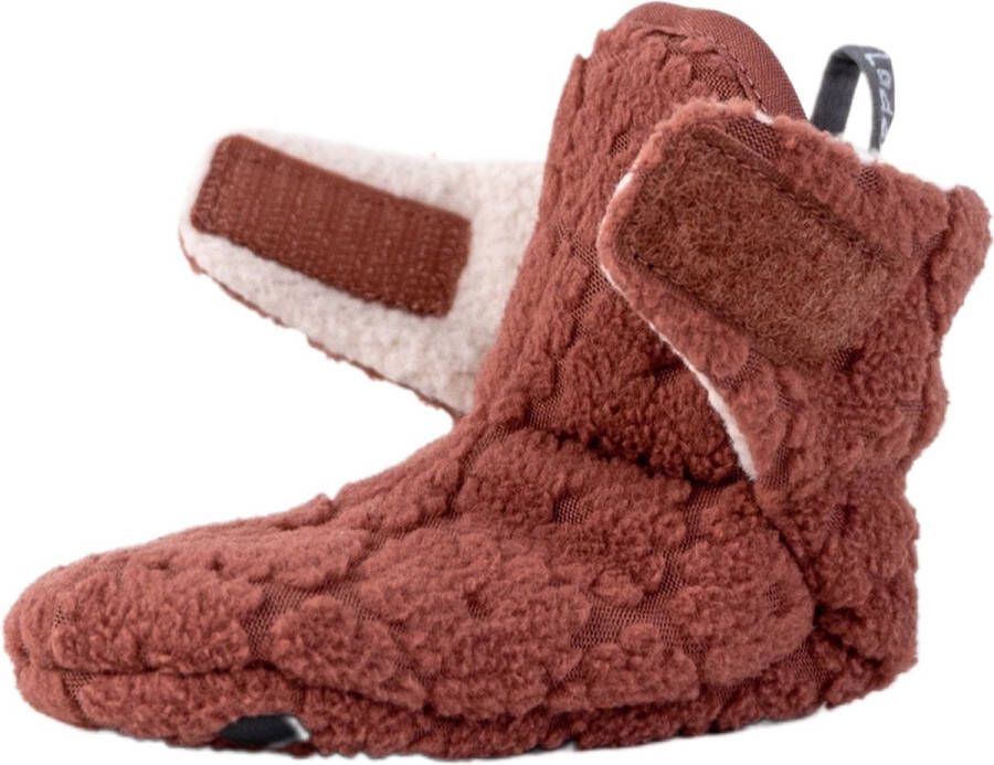 Lodger Slipper Folklore Fleece Rosewood 3-6mnd