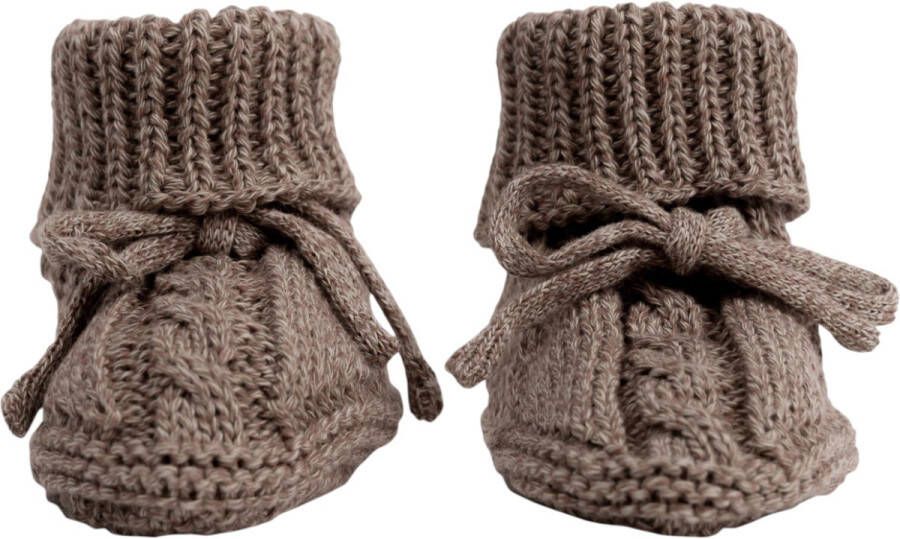Lodger Slofjes Gebreid Met Kabel Buffalo