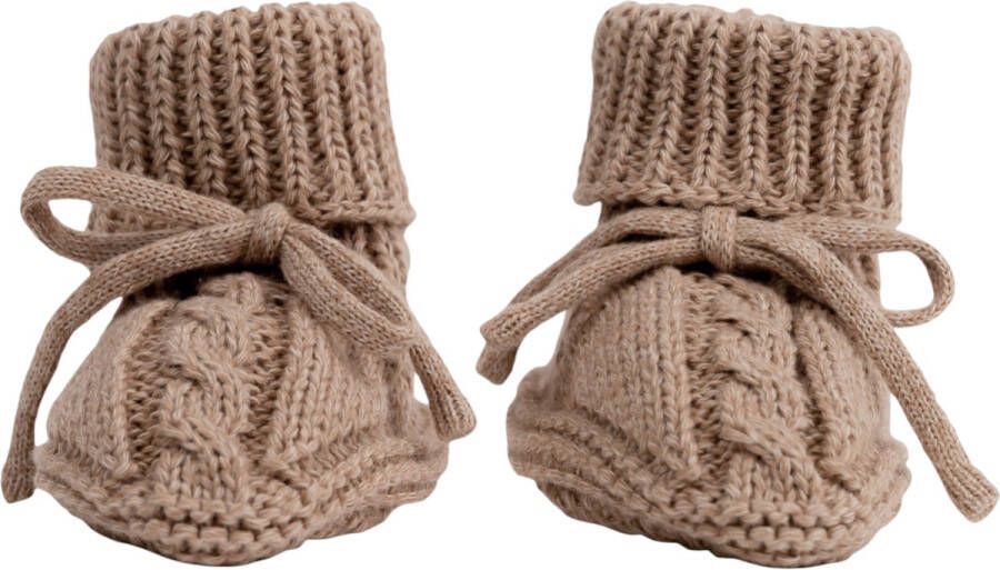 Lodger Slofjes Gebreid Met Kabel Fudge