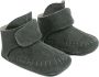 Lodger Leren Babyschoenen Walker Moccasin Gunmetal 6 12M Antislip Soepel leer Klittenbandsluiting - Thumbnail 1