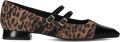 LODI Ballerina Dames Bro4982 Leer Taupe - Bruin