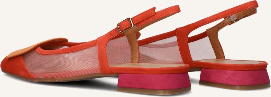 LODI Slingbacks Dames Bro5264 Maat: 38 Materiaal: Nubuck Kleur: Rood - Foto 3