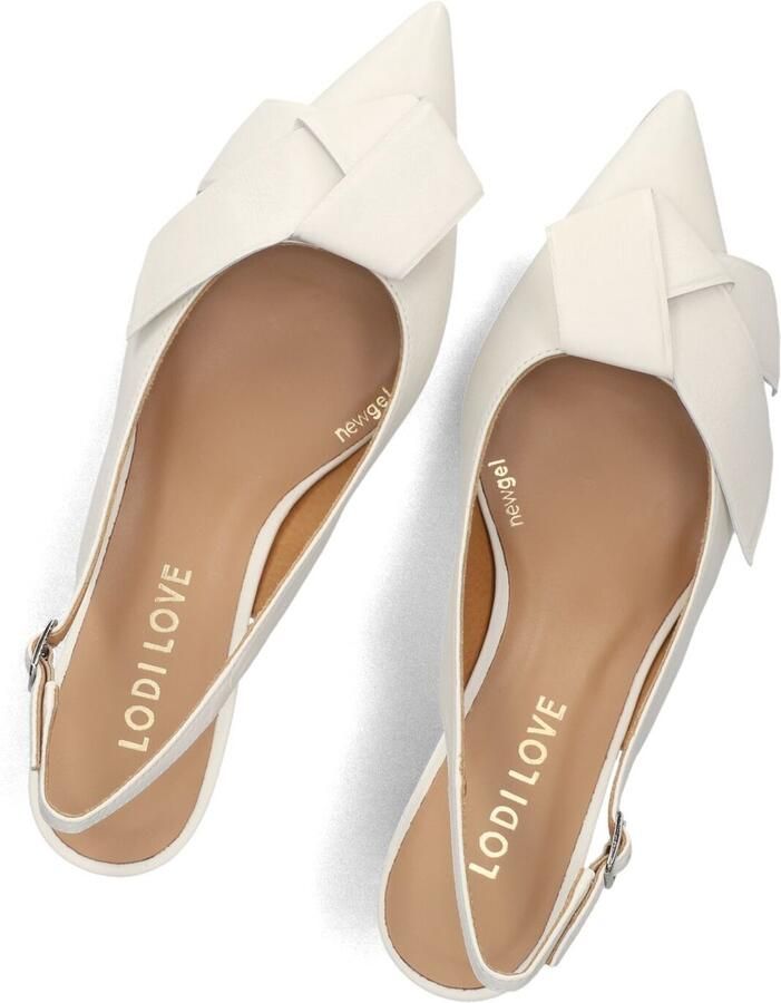 LODI Slingbacks Dames Kal5307 Maat: 37 Materiaal: Leer Kleur: Wit - Foto 3