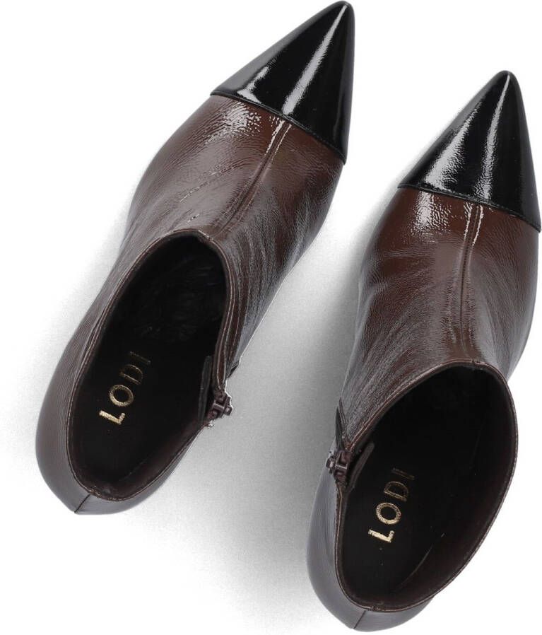 Lodi Racon Enkellaarsjes Enkelboots met rits Dames Bordeaux - Foto 2