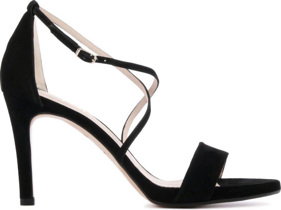 Lodi Sandalen Dames Damesschoenen Suède Blokhak hoogte 8 cm Idiara Zwart - Foto 4