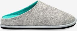 Loewenweiss Easy Bicolor Handgemaakte Pantoffels Gekookte Wol Grijs Blauw GRIJS