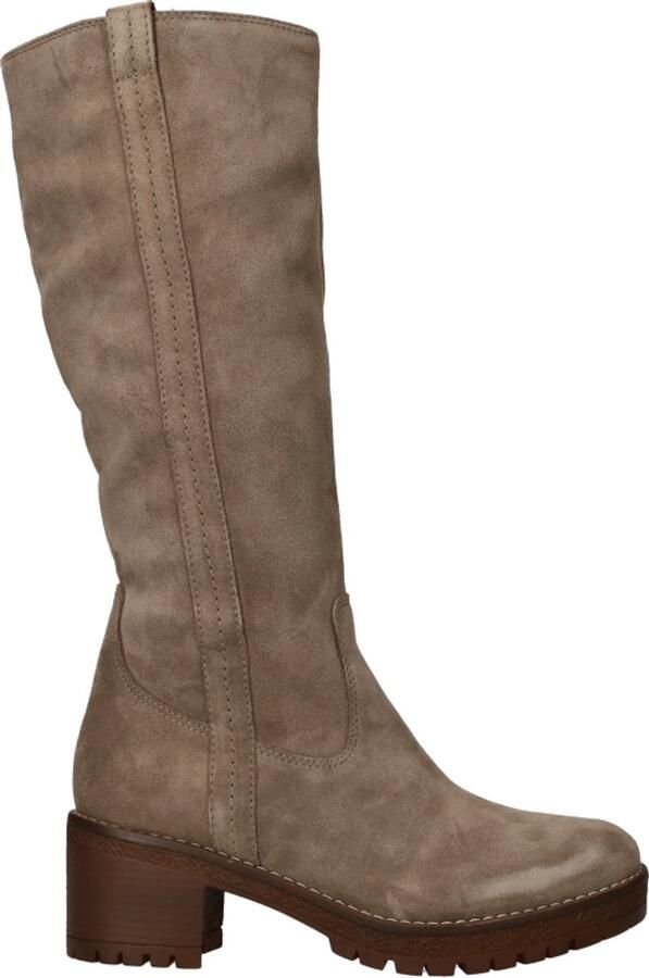LOFF 1881 Lange Laarzen Dames Taupe
