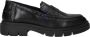 LOFF 1881 Loafers Dames Zwart - Thumbnail 2