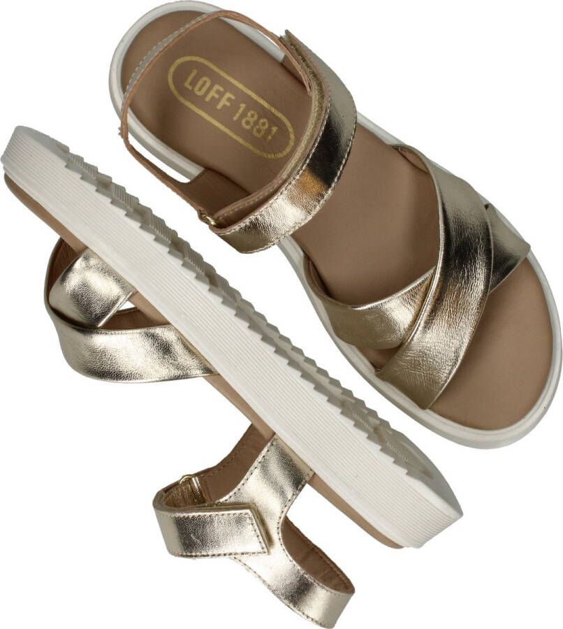 LOFF 1881 Sandalen Goud
