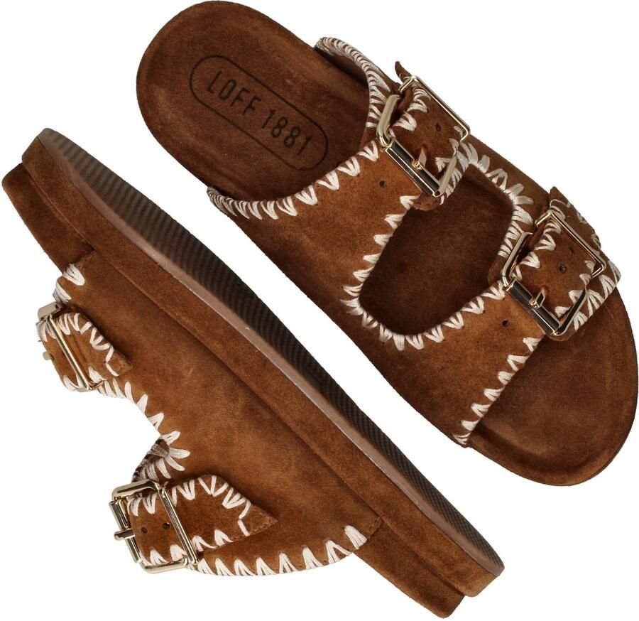 LOFF 1881 Slippers Dames Cognac