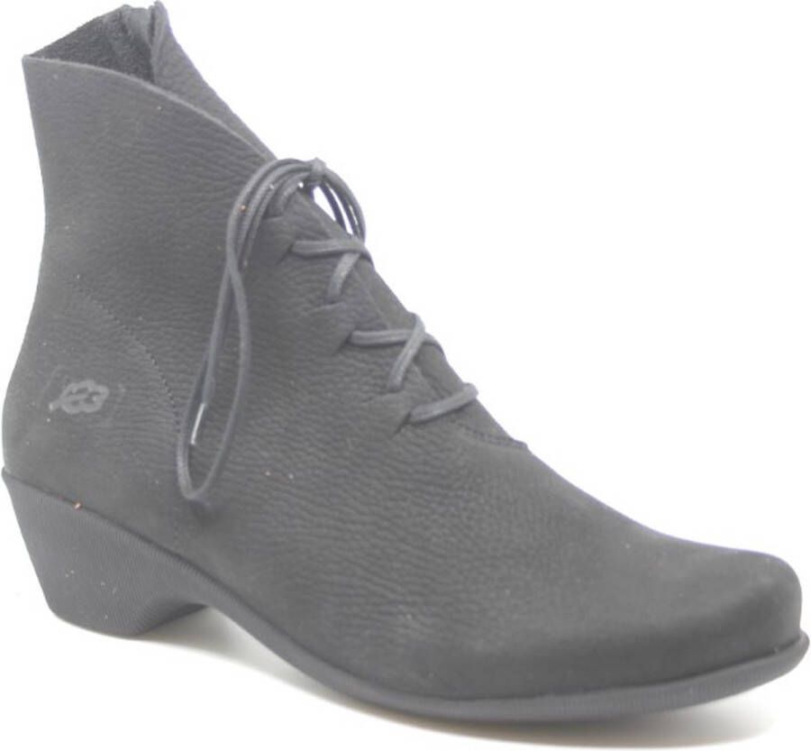 Loints of Holland 33156~MOERBEEK~~~~~~~~~~~~~~~~ Hoge sneakersVeterlaarzenDames veterschoenenDames sneakersHalf-hoge schoenen Zwart