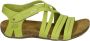 Loints of Holland 31244 VIERLINGSBEEK Volwassenen Platte sandalenDames Sandalen Groen - Thumbnail 1