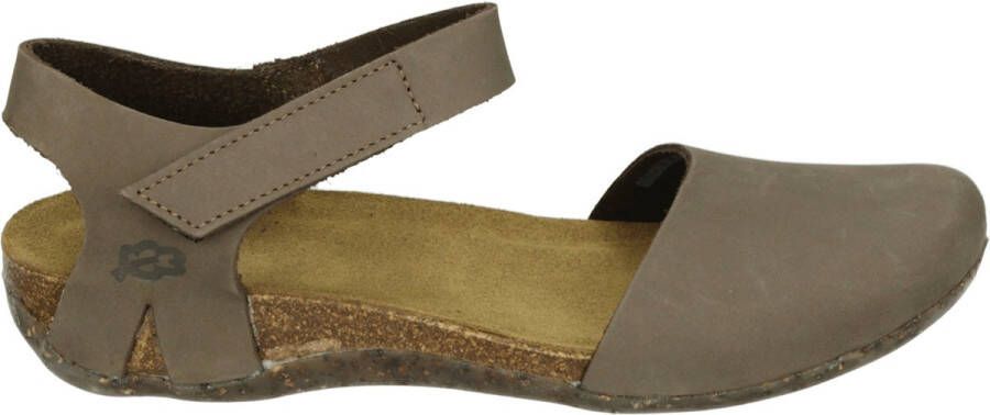 Loints of Holland 31413~VINKENBERG~~~~~~~~~~~~~~ Platte sandalenDames Sandalen Taupe
