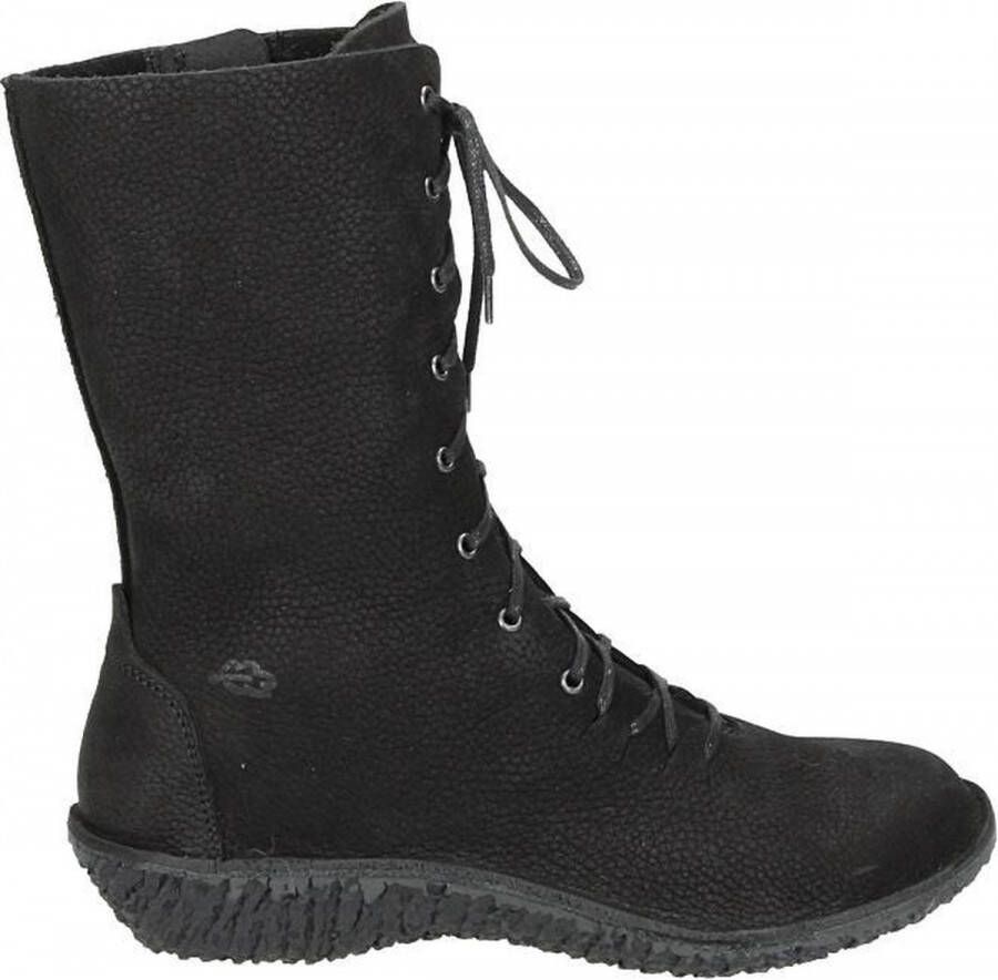 Loints of Holland 37820~VLIEGERT~~~~~~~~~~~~~~~~ Hoge sneakersVeterlaarzenDames veterschoenenDames sneakersHalf-hoge schoenen Zwart