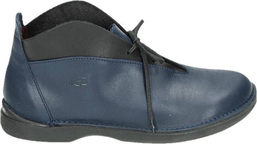 Loints of Holland 57321~TERMUNTEN~~~~~~~~~~~~~~~ Hoge sneakersVeterlaarzenDames veterschoenenDames sneakersHalf-hoge schoenen Blauw