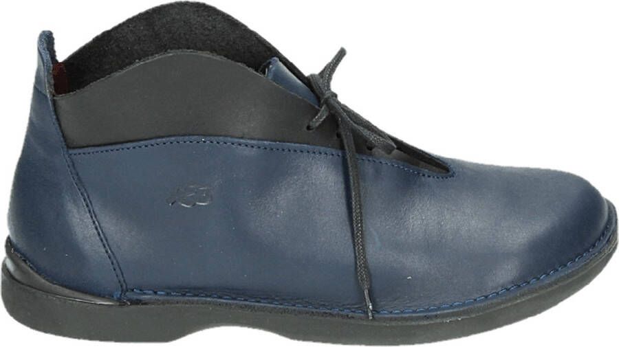 Loints of Holland 57321~TERMUNTEN~~~~~~~~~~~~~~~ Hoge sneakersVeterlaarzenDames veterschoenenDames sneakersHalf-hoge schoenen Blauw