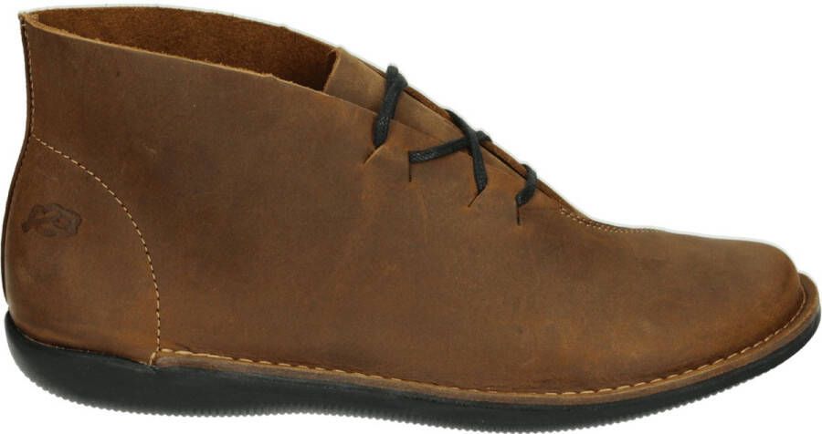 Loints of Holland 68163~NIJNSEL~~~~~~~~~~~~~~~~~ Hoge sneakersVeterlaarzenDames veterschoenenDames sneakersHalf-hoge schoenen Cognac