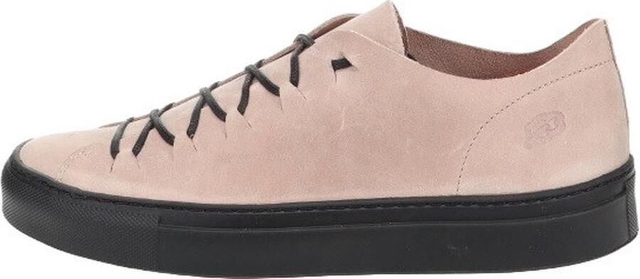 Loints of Holland Zelen Veterschoenen met Uitneembaar Voetbed Leder Latte in
