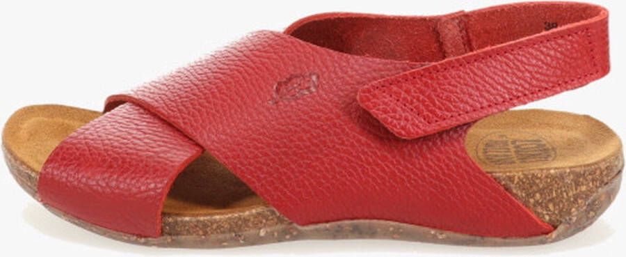 Loints of Holland Veenhof Sandalen Leder Red in