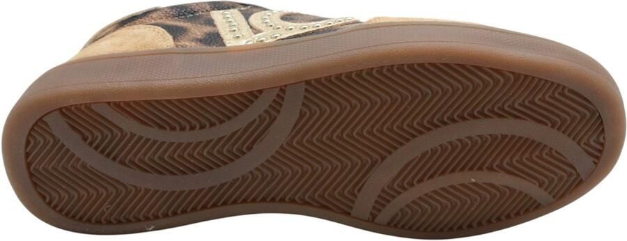 Lola Casademunt Lage Sneakers Animal-print Sneaker With Logo And Stud