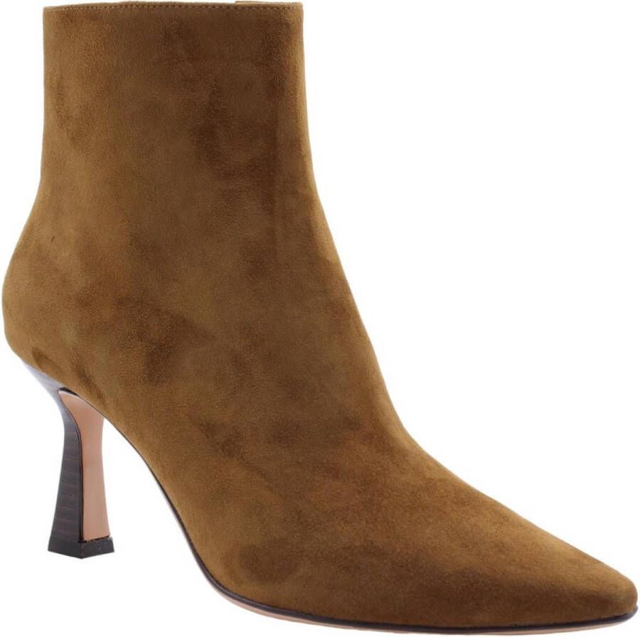 Lola Cruz 008T30BK Cognac Dames Enkelboots