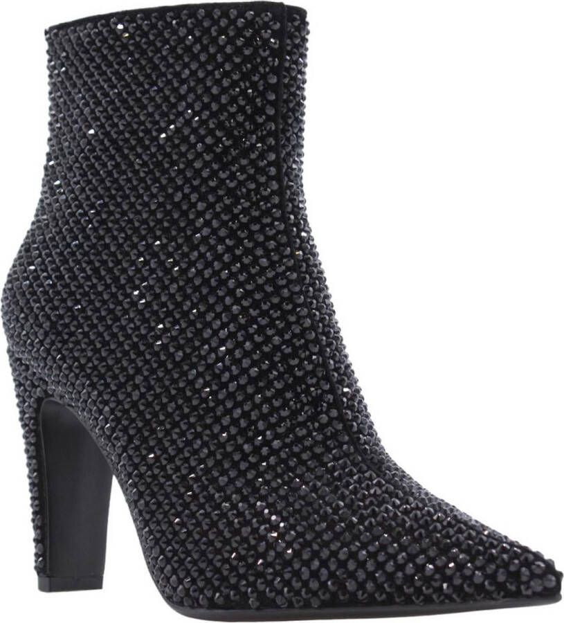 LOLA CRUZ Enkellaarsjes Dames 008t14bk Maat: 35 Materiaal: Leer Kleur: Zwart - Foto 4