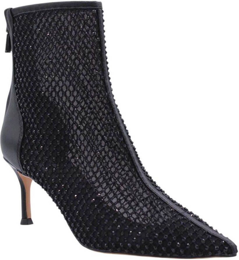 LOLA CRUZ Enkellaarsjes Dames 008t14bk Maat: 35 Materiaal: Leer Kleur: Zwart - Foto 5