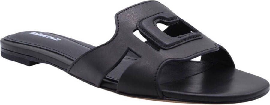 Lola Cruz Stijlvolle MAY Muiltjes Black Dames