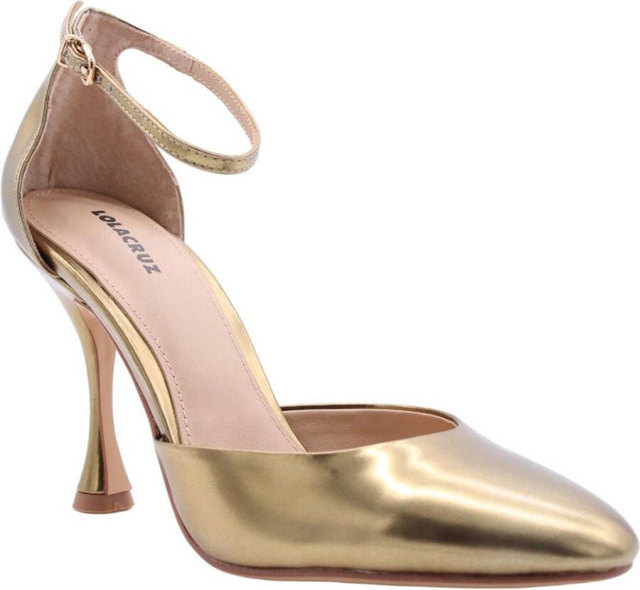 Lola Cruz Pump Gold