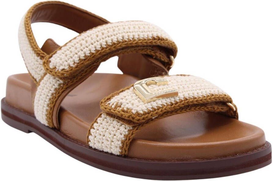 Lola Cruz Sandaal Creme