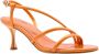 Lola Cruz Hoge hak sandalen met stoffen details Orange Dames - Thumbnail 1