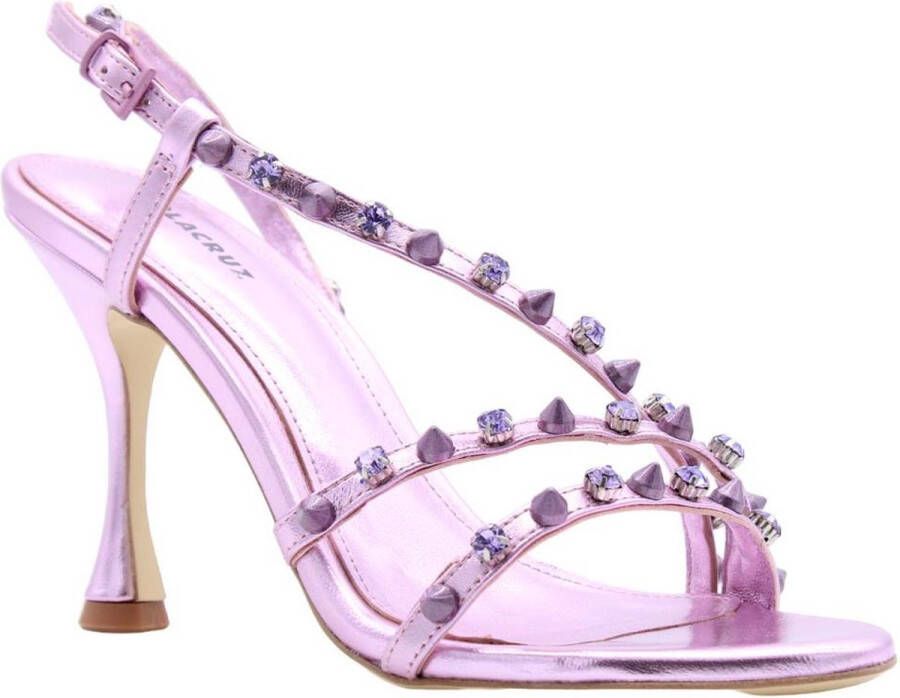 Lola Cruz Hoge hak sandalen voor stijlvolle vrouwen Pink Dames