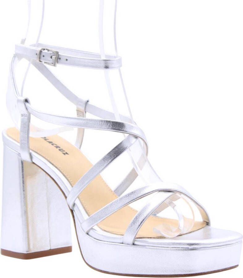 Lola Cruz Verhoog je stijl met hoge hak sandalen Grijs Dames