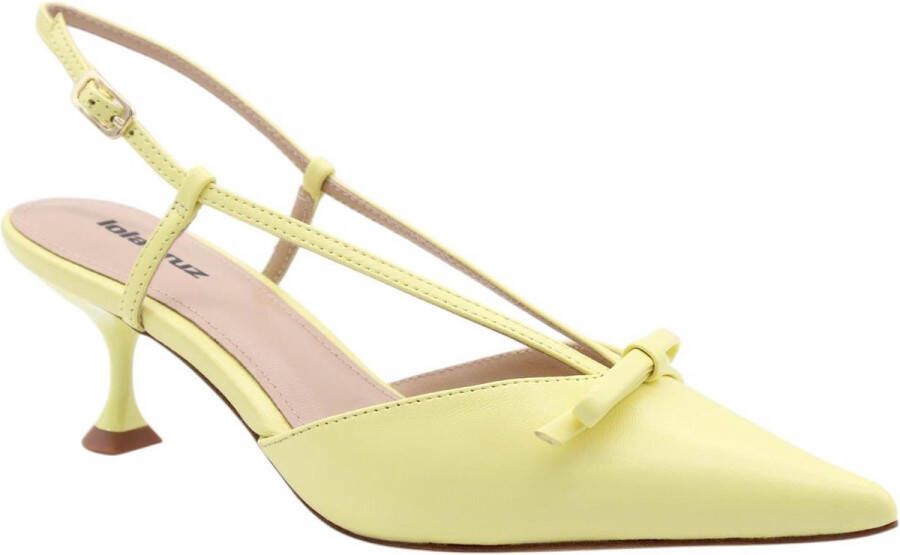 Lola Cruz Slingback Geel