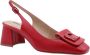 Lola Cruz Rode Slingback Sandalen - Thumbnail 3