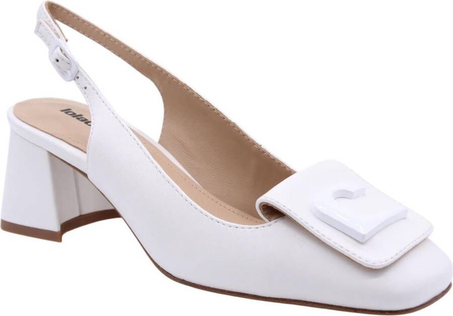Lola Cruz Slingback Wit