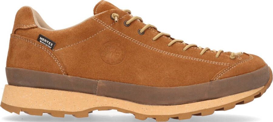 Lomer Bio Naturale Eco Low MTX Wandelschoenen Cognac Suède 50082.B.01