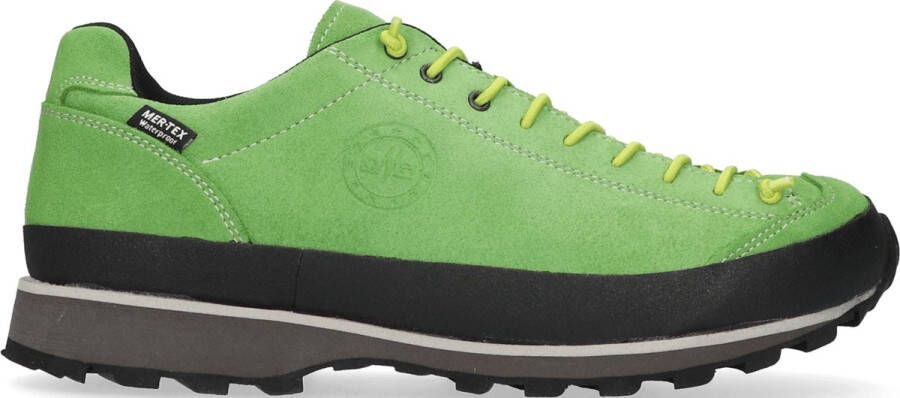 Lomer Bio Naturale Low MTX Wandelschoenen Lime Groen Suède 50082.A.18