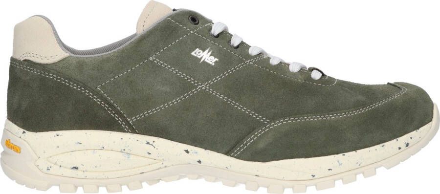 Lomer Janko Suède 2.0 Wandelschoenen Birch Groen Suède