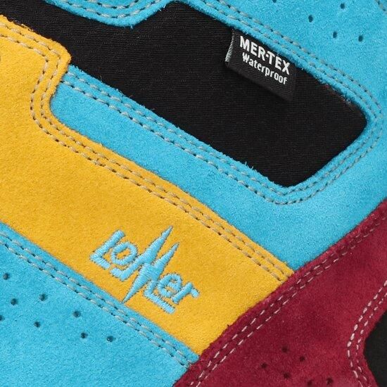 Lomer Badia High MTX Bergschoenen Soleil Turquoise Multi Suède 30033.A.01 - Foto 7