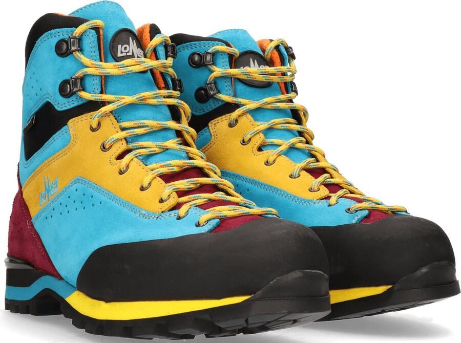 Lomer Badia High MTX Bergschoenen Soleil Turquoise Multi Suède 30033.A.01 - Foto 6